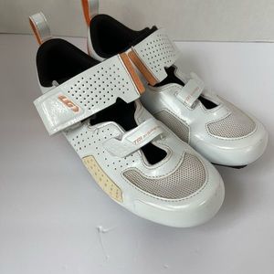 Louis Garneau Womens Tri X-Speed IV Cycling Shoes White USA 9 / EU 40